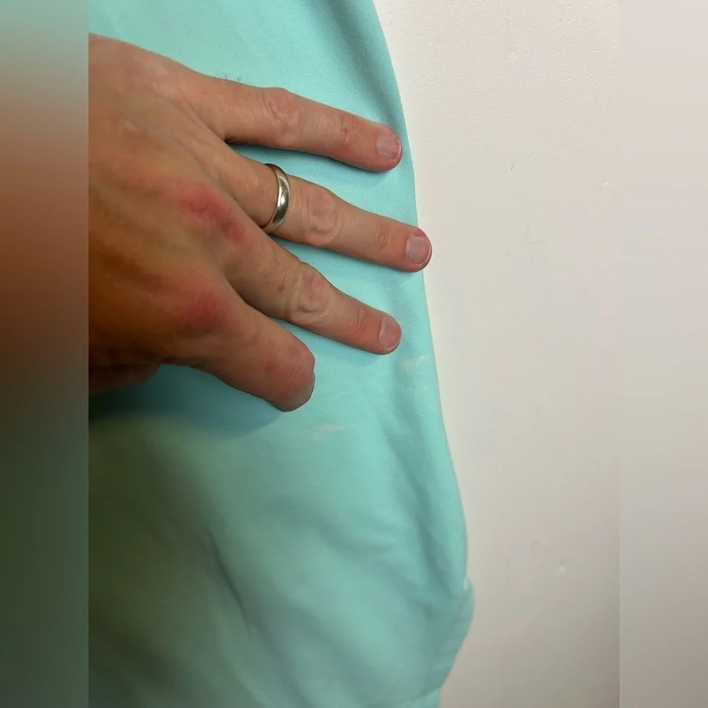 Susana Mónaco Elegant Aqua Blue Strapless Dress Size‎ M Stretch Sexi Bodycon